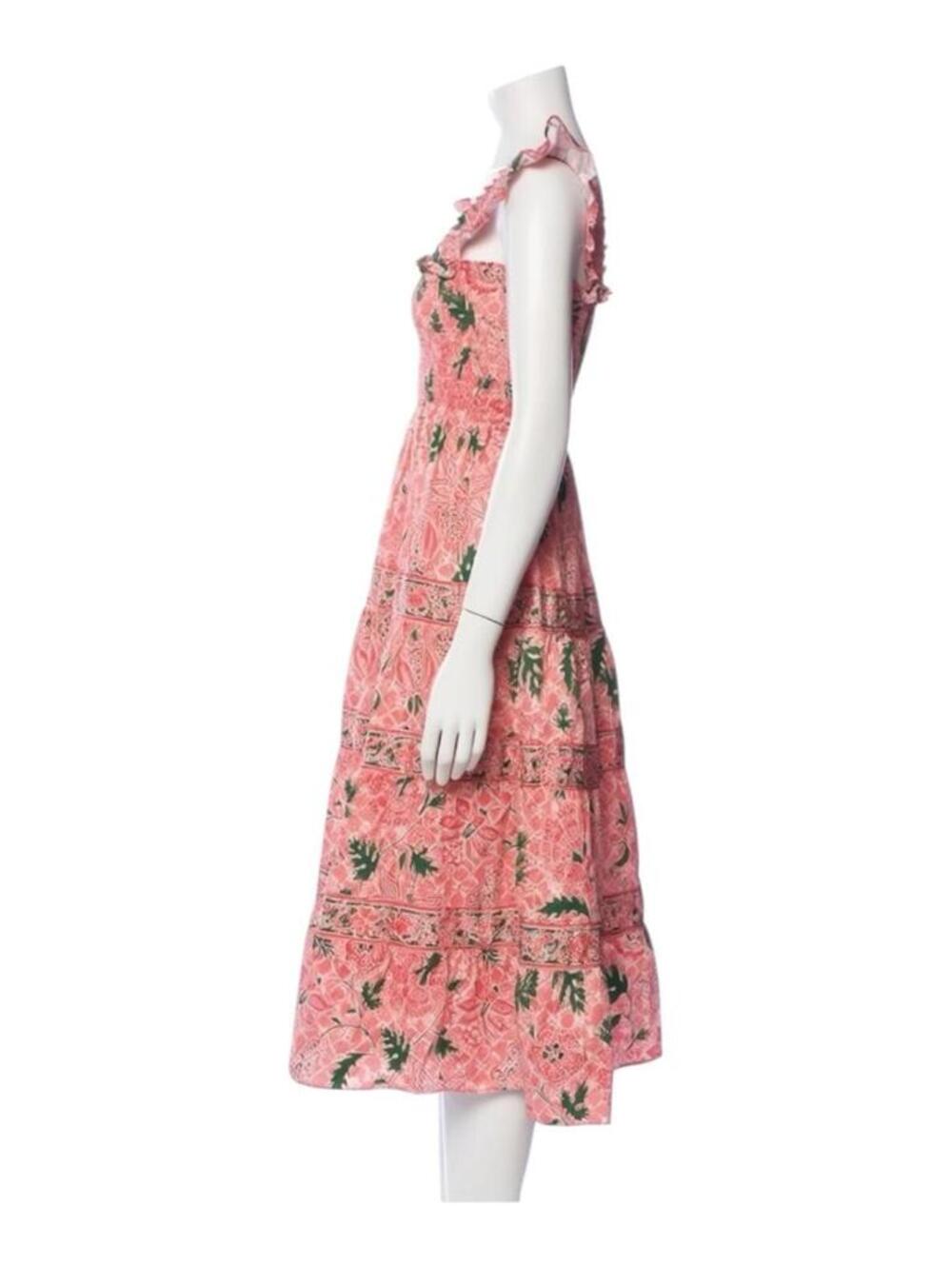 Hill House Home Pink Floral Ellie Nap Dress in size M. - Picture 8 of 9